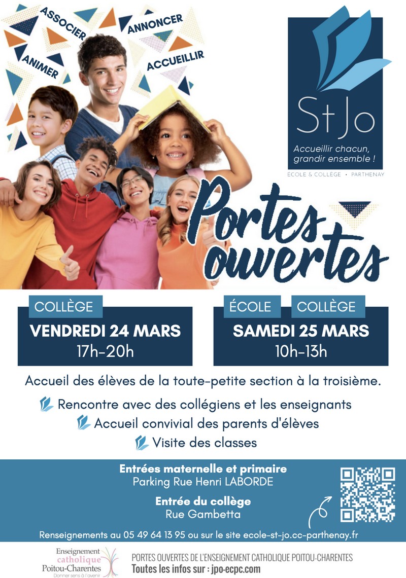 AFFICHE JPO ST JO 2023